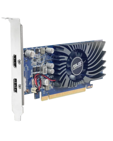 Видеокарта/ VGA ASUS NVIDIA GeForce GT 1030 2GB, GDDR5/64-bit, PCIe 3.0, 1xHDMI 2.0, 1xDP, 2-slot  90YV0AT2-M0NA00 фото 3