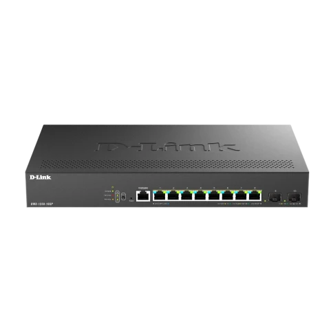 Коммутатор/ Управляемый L2 PoE-коммутатор, 8x2.5GBase-T PoE, 2x10GBase-X SFP+, PoE-бюджет 240 Вт, защита от статического электричества до 6 кВ, CLI, консольный порт RJ-45 фото 1