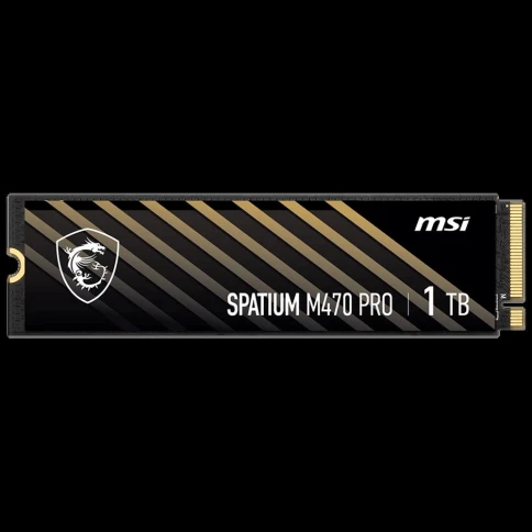 MSI SSD SPATIUM M470 Pro, 1000GB, M.2(22x80mm), NVMe, PCIe 4.0 x4, 3D TLC, R/W 6000/4500, IOPs 950 000/950 000, TBW 320, DWPD 0.2 (5 лет) фото 2