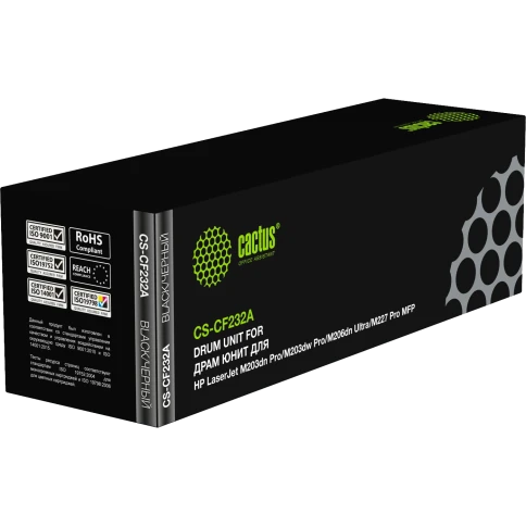 -/ Блок фотобарабана Cactus CS-CF232A CF232A черный ч/б:23000стр. для LJ M203dn Pro/M203dw Pro/M206dn U фото 4
