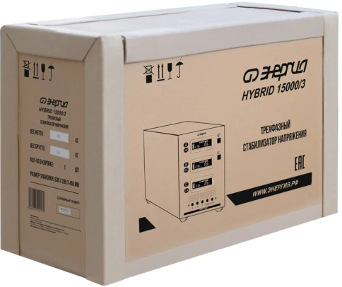 Стабилизатор Hybrid - 15 000/3 Энергия II поколение/ Stabilizer Hybrid - 15,000/3 Energy II generation фото 9