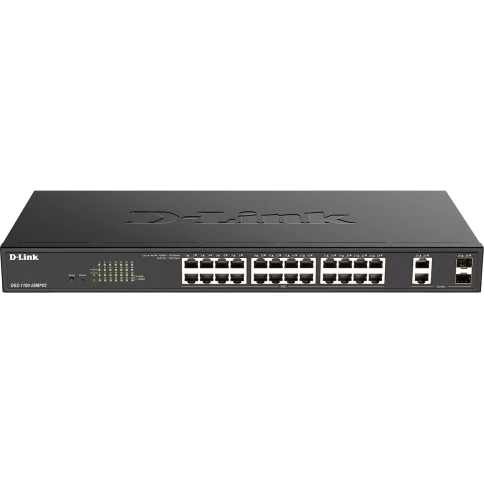 Коммутатор/ EasySmart L2 Switch 24х1000Base-T PoE, 2xCombo 1000Base-T/SFP, PoE Budget 370W фото 1