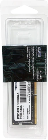 Оперативная память DDR4 8Gb 3200MHz Patriot PSD48G320081S Signature RTL PC4-25600 CL22 SO-DIMM 260-pin 1.2В single rank Ret [PSD48G320081S] фото 6
