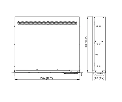 Серверный корпус/ 2U chassis; ATX, Micro-ATX, Mini-ITX MBs; 2 x 3.5''h фото 3