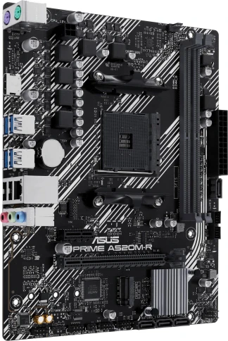 Материнская плата ASUS PRIME A520M-R Soc-AM4 AMD A520 2xDDR4 mATX AC`97 8ch(7.1) GbLAN RAID+HDMI [PRIME A520M-R] фото 3