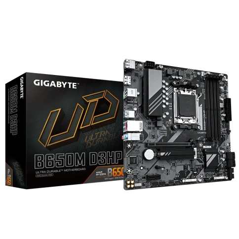 Материнская плата/ MB GIGABYTE AMD B650 sAM5, 4xDDR5(192GB), HDMI 2.1/2xDP, 1xPCIe 4.0x16, 1xPCIe 3.0, 1xLAN (2.5GbE), Wi-Fi, BT, 4xSATA 6Gb/s, 2xM.2, 1xUSB-C, 3xUSB 3.2, 2xUSB 2.0, 1xPS/2, mATX фото 5