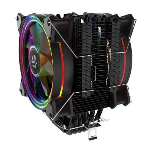 Вентилятор ALSEYE H120D Universal, TDP 200W, Heat Pipe:6mm*6pcs, 800;2000RPM, 11.6-35.3dB(A), RGB, RTL {18} (872339)/(874043) фото 2