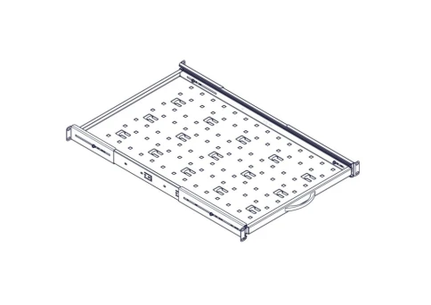 Выдвижная полка Systeme Electric, серия Uniprom, 1U, 650мм, до 45кг фото 12