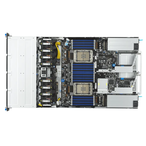Серверная платформа/ ASUS RS700-E12-RS4U, 1U, 2 x Intel Xeon 6 LGA 4710, 32 x DDR5 6400, 4x 2.5"/3.5" hsb  NVMe/SATA*/SAS*, 2 x PCIE Gen5 x16, 2 x OCP3.0, 2 x M.2 Gen5 x2 (2280/2260)(VROC required for RAID), 1+1 2000W фото 9
