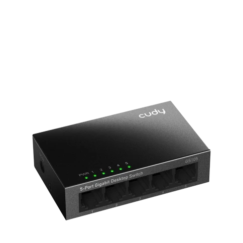 Коммутатор/ 5-Port Gigabit Desktop Switch, 5 10/100/1000M RJ45 Ports, Loop Detection, Desktop Metal Case, Power Saving, Plug & Play, Wall-Mount фото 3