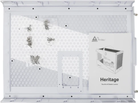 Корпус Montech Heritage (W) белый без БП mATX 9x120mm 2x140mm 2xUSB3.0 audio bott PSU фото 6