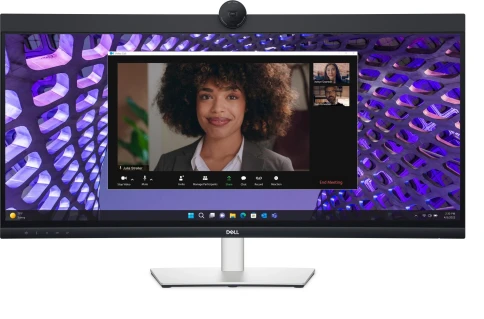 Монитор Dell 34" P3424WEB Black/Silver Curved 3800R, 21:9, IPS, 3440x1 фото 1