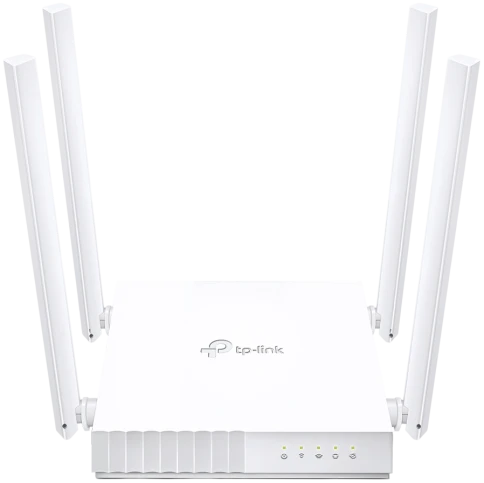 Маршрутизатор/ AC750 Wireless Dual Band Router, 433 at 5 GHz +300 Mbps at 2.4 GHz, 802.11ac/a/b/g/n, 1 port WAN 10/100 Mbps + 4 ports LAN 10/100 Mbps, 3 fixed antennas, L2TP Russia/PPTP Russia/PPPoE Russia support, IGMP Snooping/Proxy, Bridge and 802.1Q T фото 1
