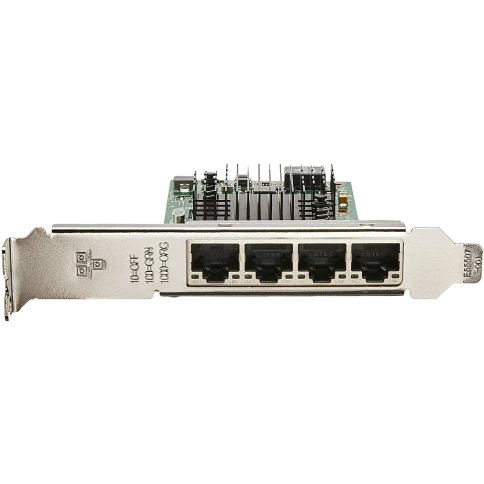 Сетевая карта/ Intel® Ethernet Server Adapter I350-T4, 4 x Gbit Ports RJ-45, PCI-E x4, iSCSI, NFS, VMDq фото 3