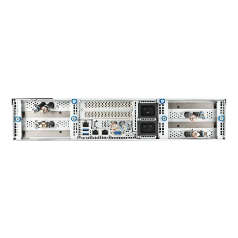 Серверная платформа/ ASUS ESC4000A-E12-SKU1, 2U GPU, 1 x SP5 LGA6096 EPYC 9004 (400W), 12DIMM DDR5, 2 x 2.5" SATA/SAS*/NVMe + 2 x 3.5" SATA/SAS*/NVMe + 2 x 3.5" SATA/SAS*,2 x GbE LAN (I350), 1+1 2600W фото 13