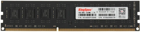 Оперативная память DDR3 4Gb 1600MHz Kingspec KS1600D3P15004G RTL PC3-12800 CL11 DIMM 240-pin 1.5В dual rank Ret [KS1600D3P15004G] фото 2