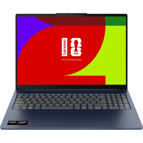 Ноутбук/ Lenovo IdeaPad Slim 5 16AGP11 16"(1920x1200 OLED)/AMD Ryzen AI 7  445(4Ghz)/32768Mb/1024PCISSDGb/noDVD/Int:AMD Radeon 840M/Cam/BT/WiFi/60WHr/war 1y/1.69kg/cosmic blue/noOS + 65W, RU kbd фото 1