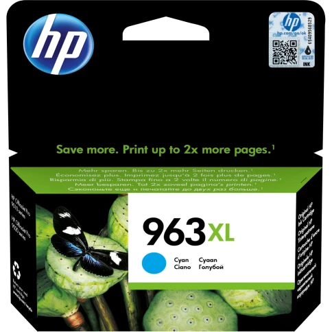 Картридж/ HP 963XL High Yield Cyan Original Ink Cartridge фото 2