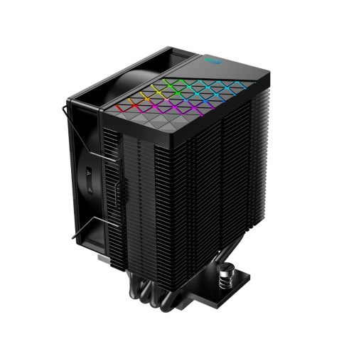 Кулер для процессора/ CPU Cooler PCCooler R400 ARGB BK (180W, 4-pin PWM, 133mm, Al/Cu, 4x6mm, ARGB, 1x92mm, 40.94CFM, 30dBA, 2200RPM, S: 1851/1700/1200/115X, AM5/AM4, black) фото 7