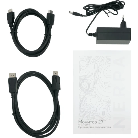 Монитор NERPA 27'' 2560x1440, IPS, 178/178, 1ms, 350cd/m2, 1000:1, 144Hz, 2xDP, 2xHDMI, no USB-A, LowBlueLight, intPWR, Black, 1y фото 6