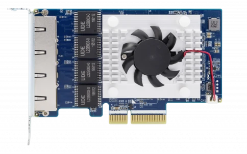 Сетевая карта/ QNAP QXG-5G4T-111C Quad Port 5 GbE RJ-45 Network Card, PCIe Gen3 x4 фото 4