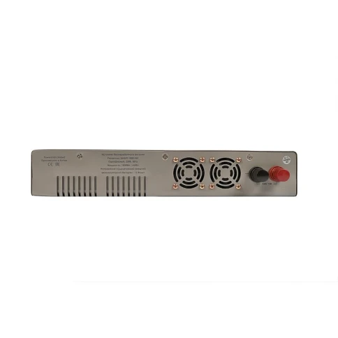 Источник бесперебойного питания/ POWERMAN Smart 1000 INV, silver, line-interactive, 1000VA/600W, 140-275V, 2 Euro sockets, external battery 12V from 45Ah to 200Ah (not included), charging current 13A, LCD display, wall-mounted, 410mm x 268mm x 70mm, 10.06 фото 4