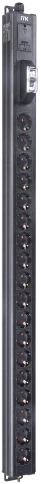 ITK BASE PDU PV0111 24U 1ф 16А 18SCHUKO 2,6м SCHUKO фото 1