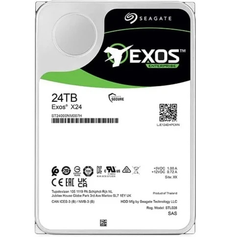 Жесткий диск/ HDD Seagate SAS 24Tb Exos X24 7200 512Mb 1 year warranty фото 3