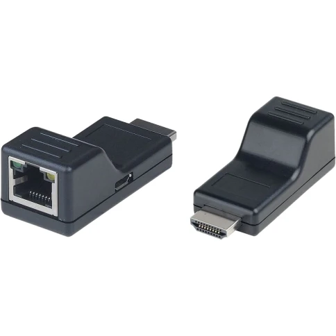 Передатчик/ SC&T Комплект передатчик+приёмник (HE01SET+HE01SER) для передачи HDMI по витой паре до 40м с разрешением до 1080p фото 1