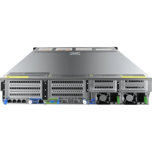 Серверная платформа/ Gooxi SL201-D24R-NV-G4 2u 24bay server with NVME bp,based on rapid sapphire, cooler 350W 2xPCIe 5.0x16; 4xPCIe 4.0x8 2x 2.5" rear SAS/SATA 2x 2.5" rear NVMe 1300W 1+1 EU power cables rail kit фото 2