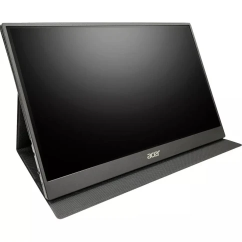 Монитор/ Acer PM161QJbmiuux 15,6'', UltraThin Black, 16:9, IPS, 1920x1080, 6ms, 250cd, 60Hz, mini HDMI, 2xType-C, Speakers 1Wx2, FreeSync, HDR 10, Vesa:100x100 фото 4