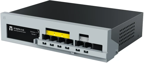 Коммутатор/ Неуправляемый PoE коммутатор Fast Ethernet netis ST106PDI-2-65, 4 порта 100 Мбит/с PoE+, 2 порта 100 Мбит/с RJ45 Uplink, БП 65 Вт фото 3
