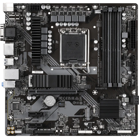 Материнская плата/ MB GIGABYTE INTEL B760 s1700, 4xDDR4(128GB), D-SUB/HDMI 2.0/2xDP, 1xPCIe 4.0x16, 2xPCIe 3.0, 1xLAN (2.5GbE), 4xSATA 6Gb/s, 2xM.2, 1xUSB-C, 3xUSB 3.2, 2xUSB 2.0, mATX фото 2
