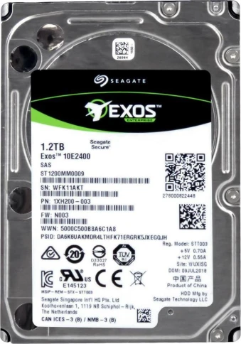 Жесткий диск/ HDD Seagate SAS 1.2Tb 2.5"""" Enterprise Performance 10K 12Gb/s 128Mb 1 year warranty фото 3