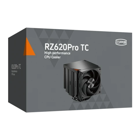 Кулер для процессора/ CPU Cooler PCCooler RZ620Pro TC BK (265W, 4-pin PWM, 160mm, Al/Cu, 6x6mm, 2x120mm, 80CFM, 36.2dBA, 2400RPM, S: 1851/1700/1200/115X, AM5/AM4, black) фото 8
