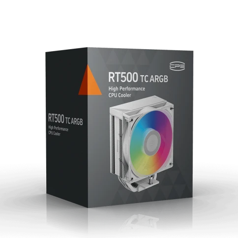 Кулер для процессора/ CPU Cooler PCCooler RT500 TC ARGB WH (245W, 4-pin PWM, 152mm, Al/Cu, 5x6mm, ARGB, 1x120mm, 73.32CFM, 34.9dBA, 2200RPM, S: 1851/1700/1200/115X, AM5/AM4, white) фото 8