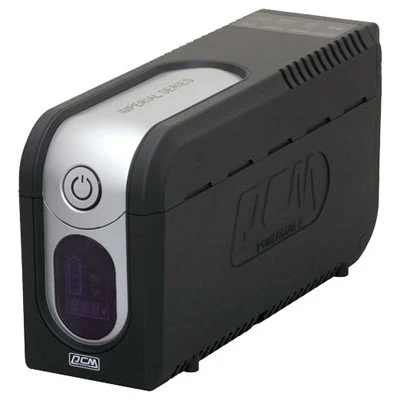 ИБП Powercom IMD-625AP, LCD, линейно-интерактивный, 625 ВA, 375 Вт, 3 розетки IEC320 C13 с резервным питанием,  2 розетки IEC320 C13 с фильтрацией, USB, защита RJ45/RJ11, ШхГхВ 105х334х168мм, 6.3 кг/ UPS Powercom IMD-625AP, LCD, Line Interactive, 625VA, 3 фото 1