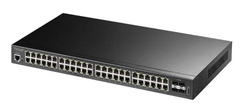 Коммутатор/ 48-Port Layer 2 Managed Gigabit PoE++ Switch with 4 10G SFP ports 720W фото 1