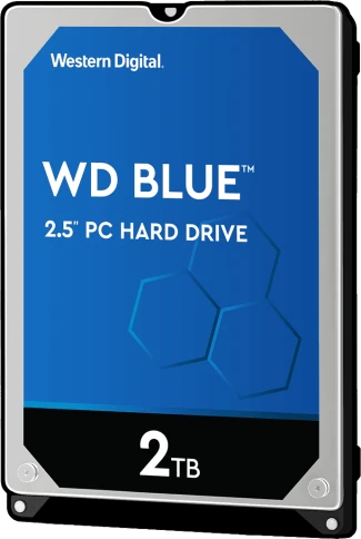 Жесткий диск/ HDD WD SATAIII 2Tb 2.5"" Blue 5400 128Mb 1 year warranty фото 1
