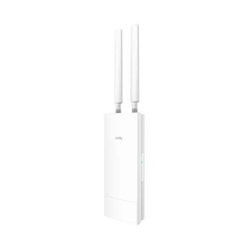 Точка доступа/ AX3000 High Power WiFi 6 Gigabit Outdoor Access Point, 2402Mbps at 5GHz + 574Mbps at 2.4GHz, 1 x Gigabit RJ45, 2 Detachable Antennas, 802.3at/802.3af PoE or 48V passive PoE, IP65 Waterproof, lightning protection, 48V passive PoE adapter inc фото 1