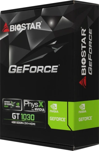 Видеокарта Biostar PCI-E 4.0 VN1034TB46 NVIDIA GeForce GT 1030 4Gb 64bit DDR4 1152/2000 DVIx1 HDMIx1 HDCP Ret [VN1034TB46] фото 7