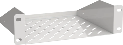Конс. полка 1U глуб. 200мм для шкафа 10" LINEA WS серая фото 1