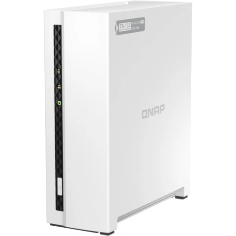 Сетевое хранилище без дисков/ channel QNAP TS-133 NAS 1 HDD tray. ARM 4-core 64-bit ARM Cortex-A55 1.8GHz, ram 2 GB (max), 1x1GbE, 1xUSB 2.0 port,1xUSB 3.2 Gen 1 фото 6