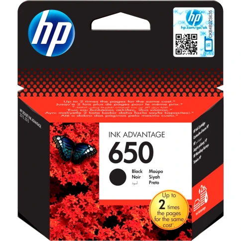 Картридж/ HP 650 Black Ink Cartridge фото 3