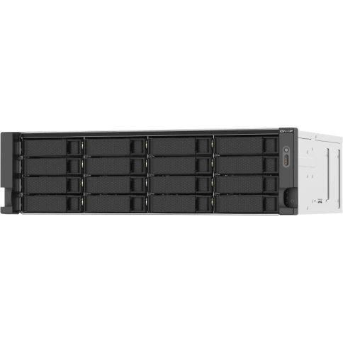 Сетевое хранилище без дисков/ SMB QNAP TS-1673AU-RP-16G NAS 16 HDD trays, 2x 2.5 GbE, rackmount, 2 PSU. 4-core AMD V1500B 2,2 GHz,,RAM 16 GB (1 x 16 GB) up to 32 GB (2 x 16 GB). W/o rail kit RAIL-B02 фото 3