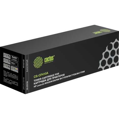 -/ Картридж лазерный Cactus CS-CF410A CF410A черный (2300стр.) для HP LJ M452DW/DN/NW M477FDW/M477FDN/M фото 3