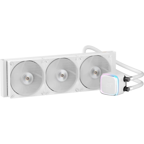 Система жидкостного охлаждения/ Water Cooling System Ocypus Iota L36 WH (300W, 360mm, White, ARGB Pump, Fans: 3x120mm, 77CFM, 2000RPM/ Pump height 65mm, 27dBA, 3100RPM, Rad thickness 27mm/ S: 1851, 1700, 1200, 115X, AM5, AM4) фото 1