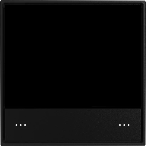 Donel KNX стандартная сенсорная панель, черная черепаха. Серия устройств: DKNX фото 1