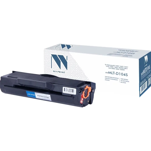 -/ Тонер-картридж NVP NV-MLT-D104S для Samsung ML 1660/ 1665/ 1667/ 1670/ 1860/ 1865/ 1865W/ 1867/ SCX 3200/ 3205/ 3205W (1500k) фото 2