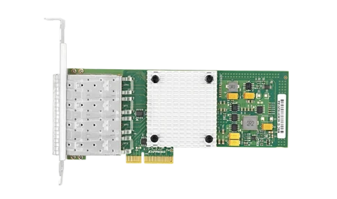 Сетевая карта/ PCIe x4 1G Quad Port SFP Ethernet Network Adapter (Intel i350) фото 1